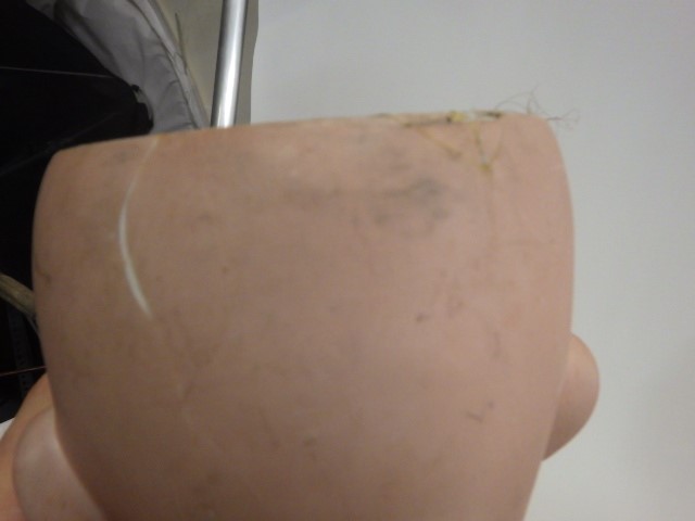 Three damaged bisque socket head dolls Image