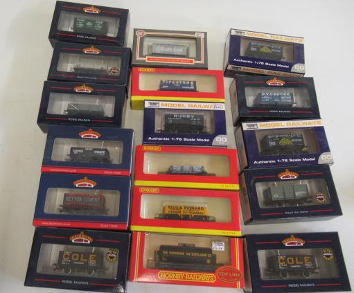 Seventeen goods wagons by Dapol and Hornby Image