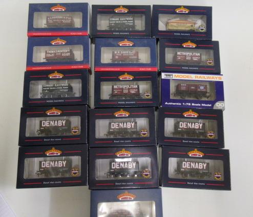 Sixteen Bachmann goods wagons Image