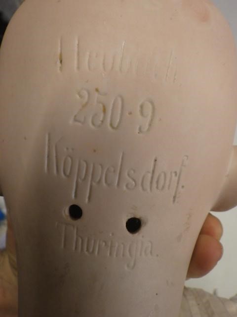 A Heubach Koppelsdorf bisque socket head doll Image
