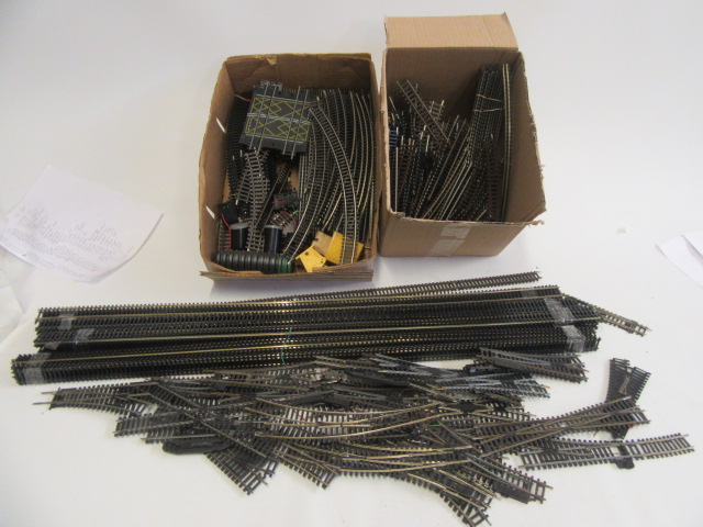 A large quantity of OO gauge track and points by Hornby Image