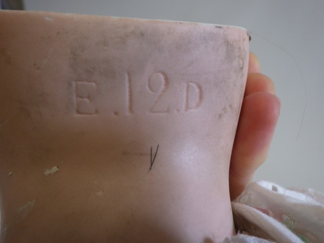 A restored French bisque socket head doll Image