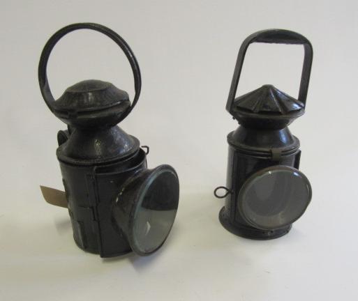 Two British Railways porters lamps Image