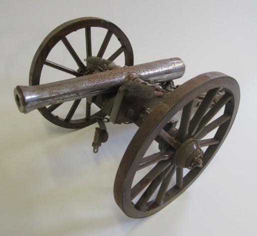 A model of a Napoleonic period artillery cannon Image