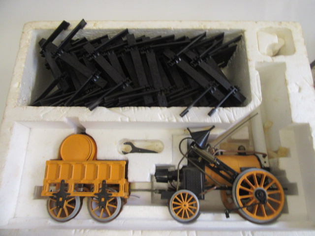 A Hornby 3 1/2" gauge live steam Stephenson's Rocket Image