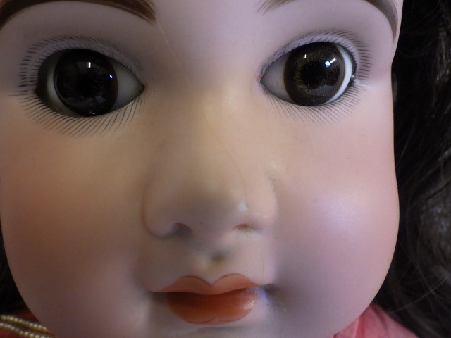 A possibly Jumeau bisque socket head doll Image
