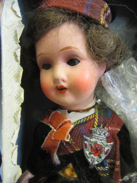 Three Scottish Armand Marseille bisque socket head dolls Image