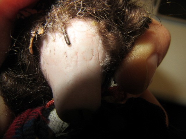 Three Scottish Armand Marseille bisque socket head dolls Image