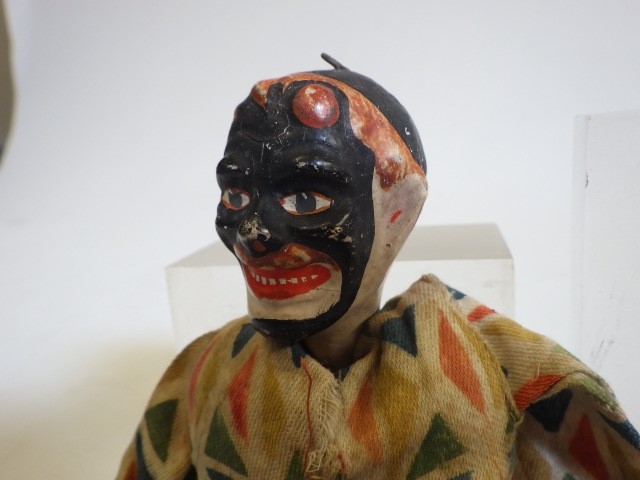 A Victorian wooden sailor boy doll Image