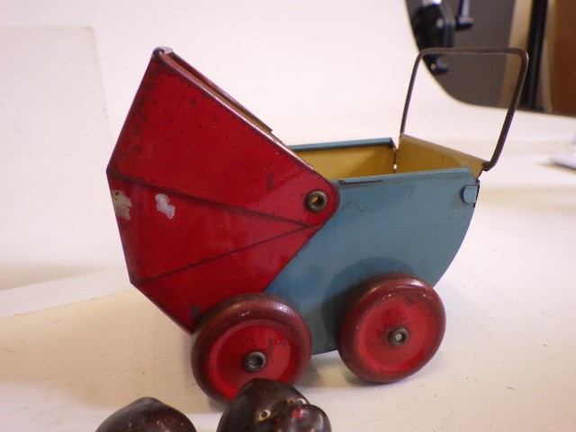 A Victorian wooden sailor boy doll Image