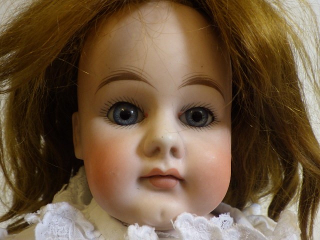 A possibly Bahr & Proschild bisque shoulder head doll Image