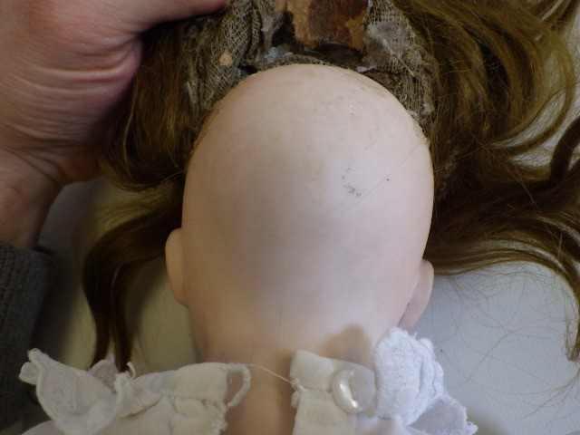 A possibly Bahr & Proschild bisque shoulder head doll Image