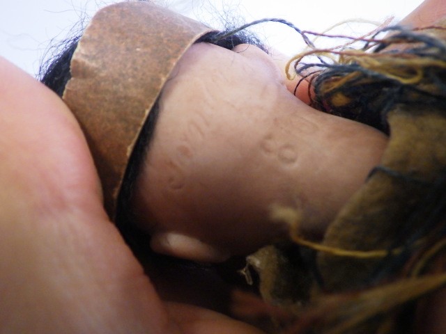 A German bisque socket head Native American doll Image