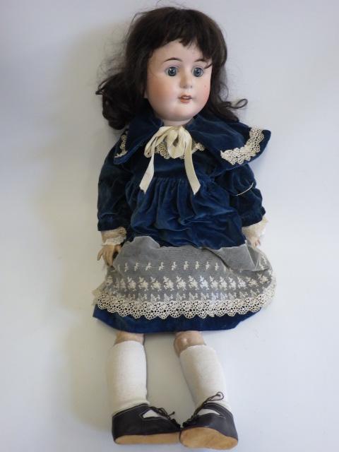 A Gans and Seyfarth bisque socket head character doll Image
