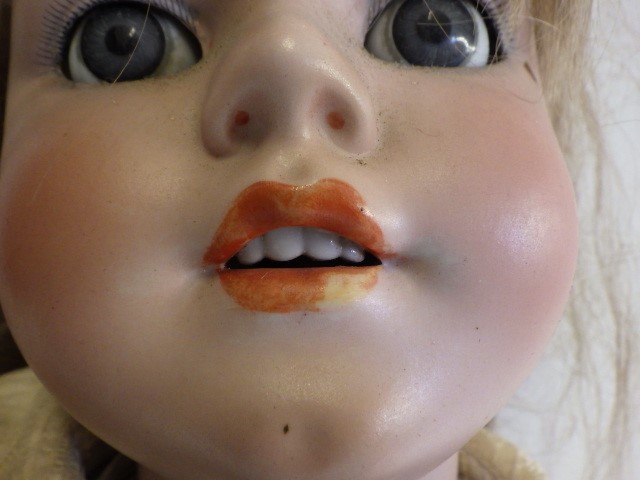 A large Simon & Halbig bisque socket head doll Image
