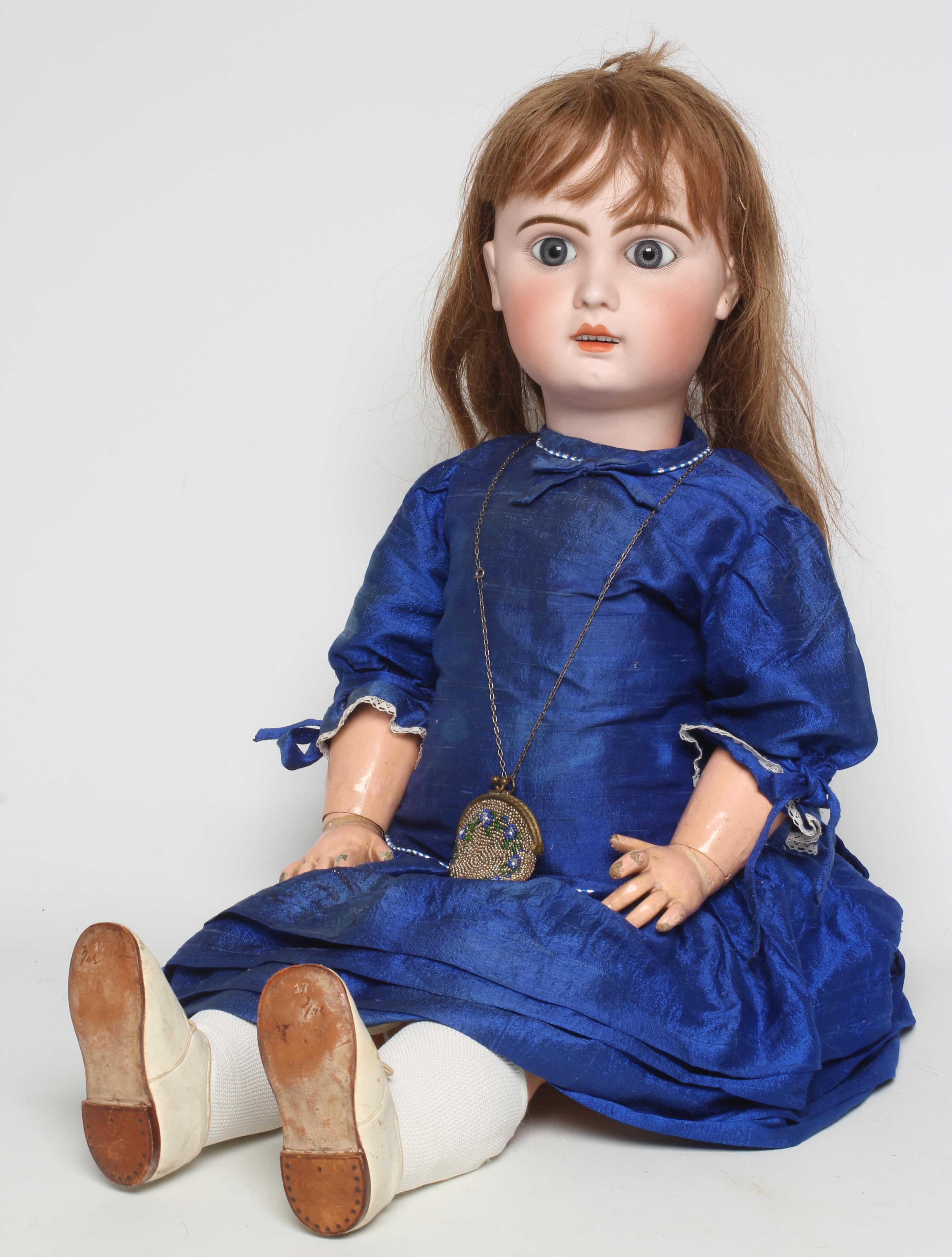 A possibly Jumeau French bisque socket head doll Image
