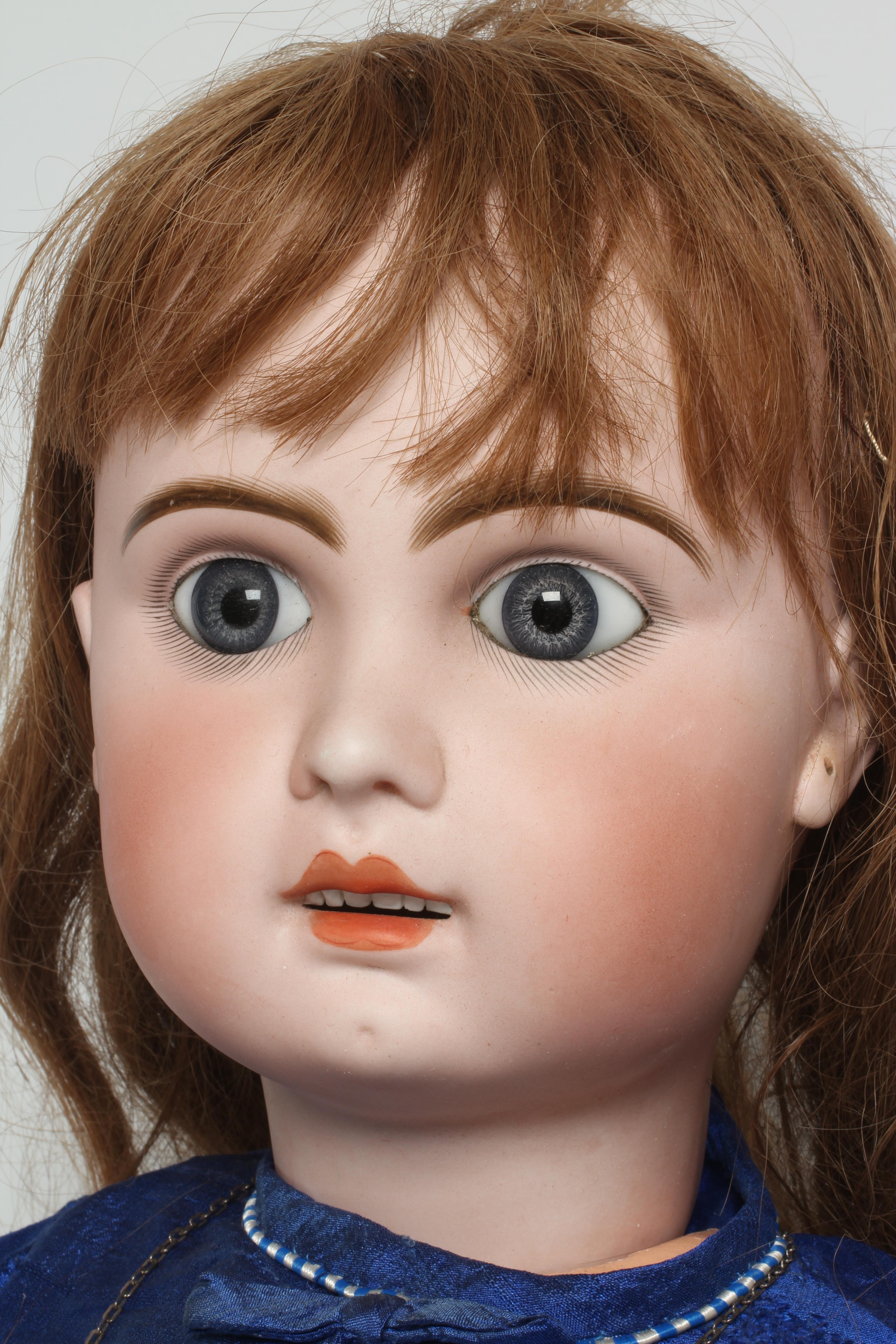 A possibly Jumeau French bisque socket head doll Image