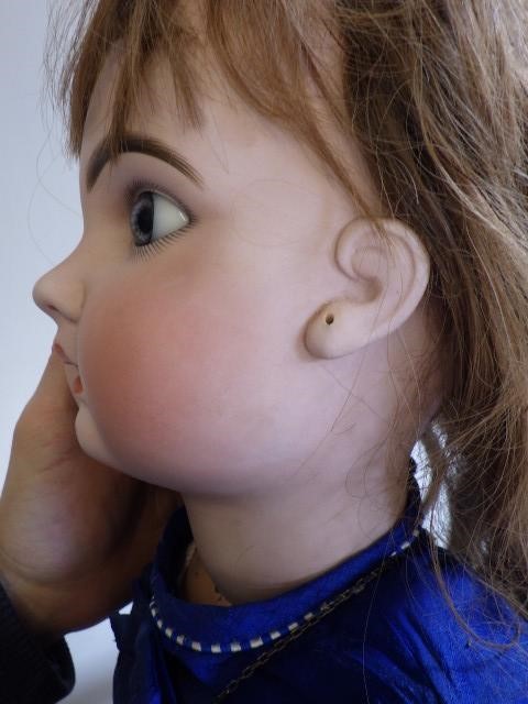 A possibly Jumeau French bisque socket head doll Image