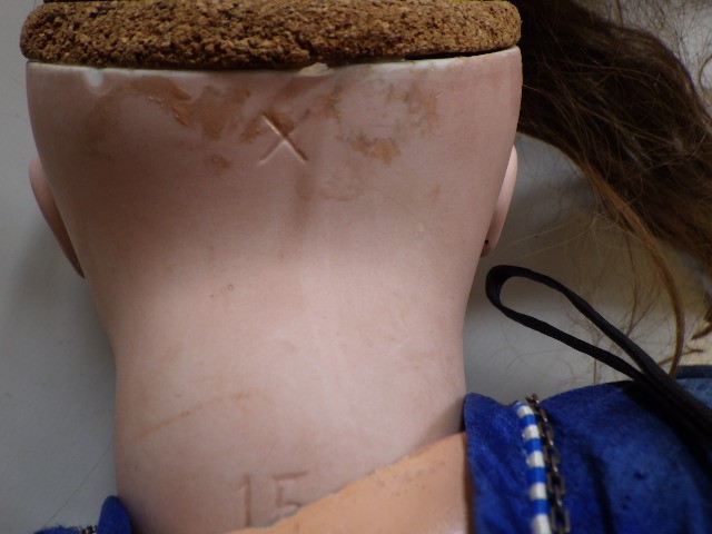 A possibly Jumeau French bisque socket head doll Image