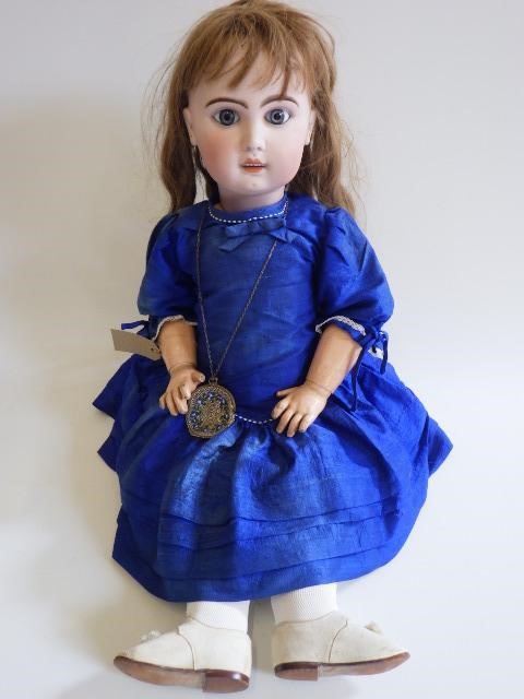 A possibly Jumeau French bisque socket head doll Image