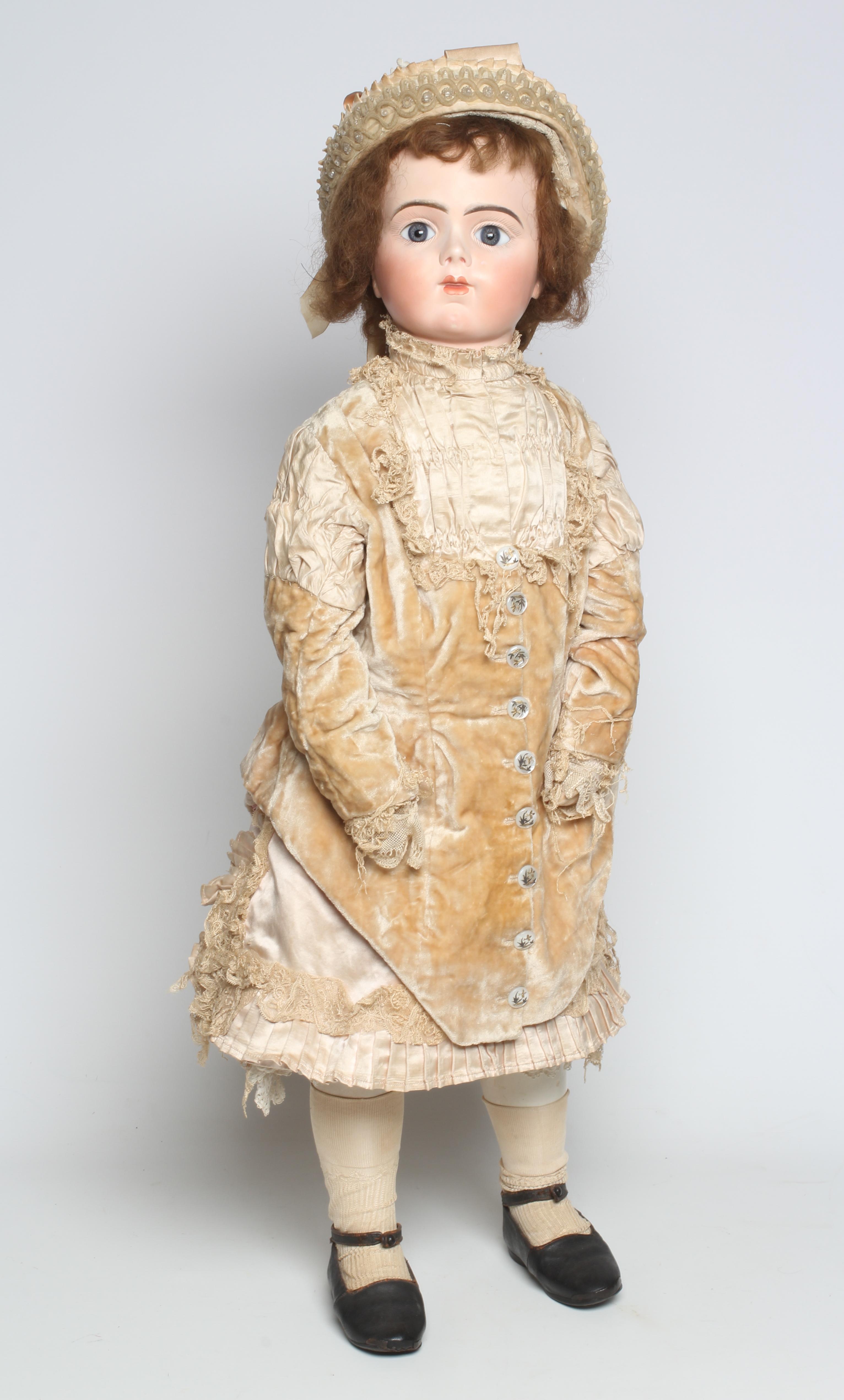 A Bru Jne. & Cie bisque socket head doll Image