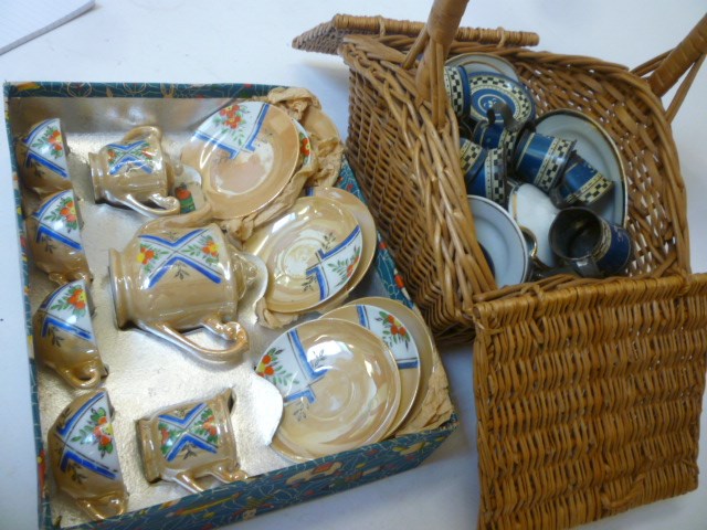 A child's picnic basket Image