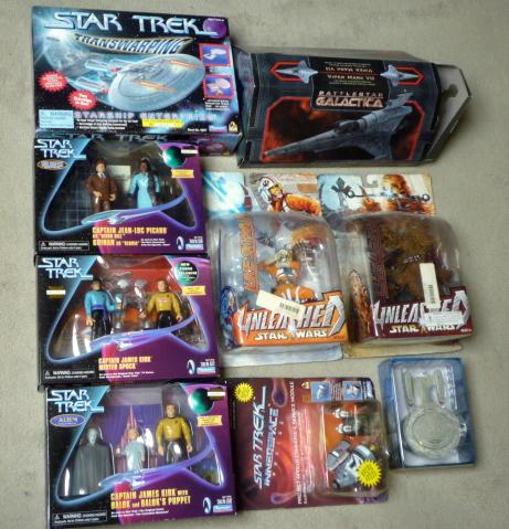 Nine Star Wars items comprising (Playmates 1996-9) Image