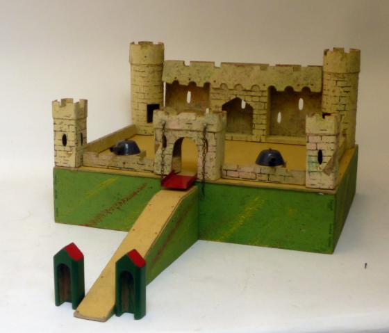 Three German wood models comprising Fort Apache Image