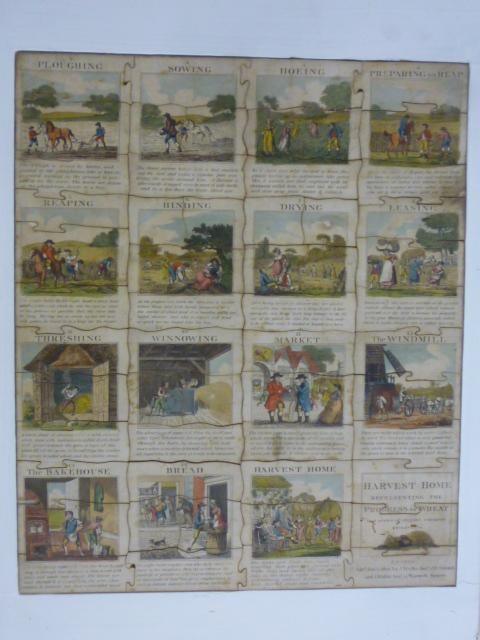 A George III jigsaw or "dissected puzzle" by J. Wallis Jnr. and J. Wallis Snr. Image