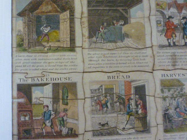 A George III jigsaw or "dissected puzzle" by J. Wallis Jnr. and J. Wallis Snr. Image