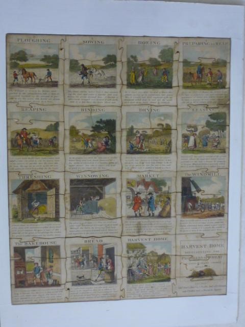 A George III jigsaw or "dissected puzzle" by J. Wallis Jnr. and J. Wallis Snr. Image