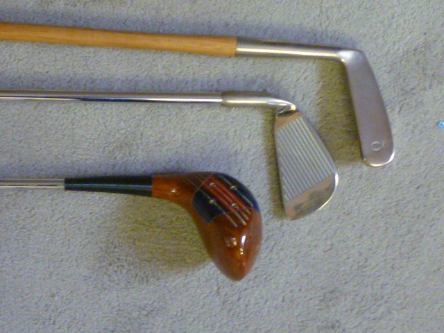 A set of QE2 Limited Edition golf clubs Image