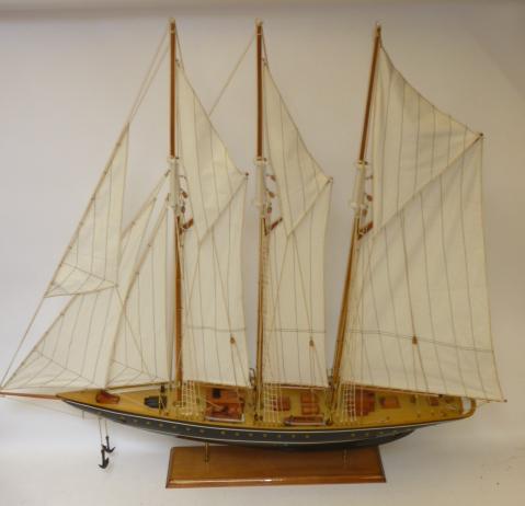 A Model 3 Masted Schooner Image