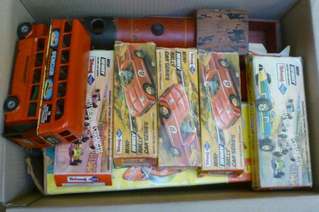 Five Triang Mini Hi-Way Series rally and racing cars Image