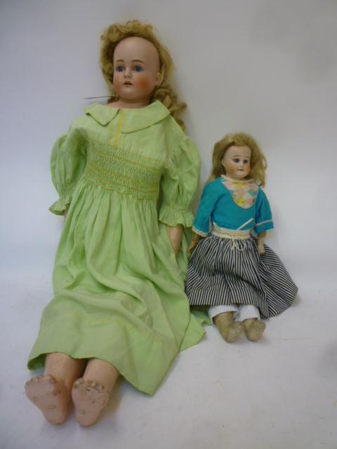 A bisque shoulder head doll Image