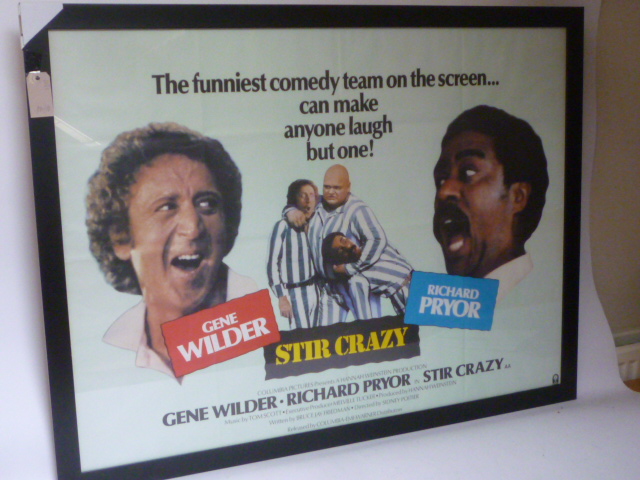 A film poster "Stir Crazy" starring Gene Wilder and Richard Pryor Image