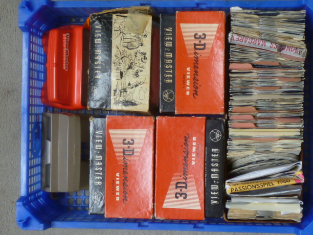 Six View-Master 3-D viewers Image