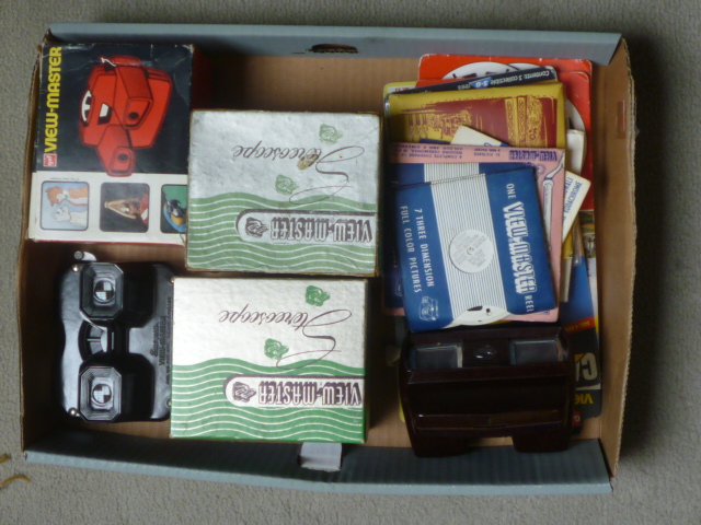 Five View-Master 3-D viewers Image