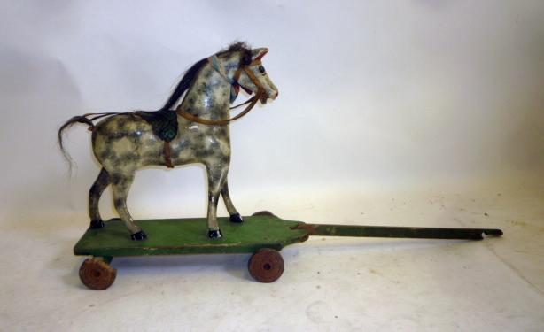 A pull-along horse Image