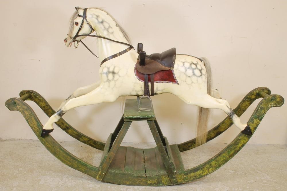 An extra large rocking horse Image