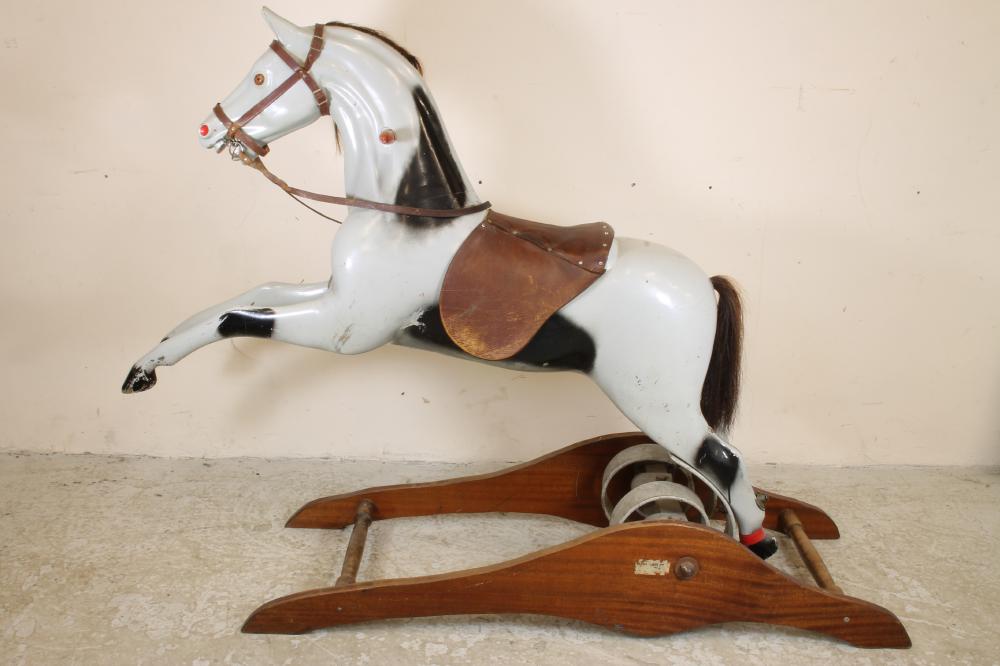 A large "Ragamuffin" spring rocking horse Image