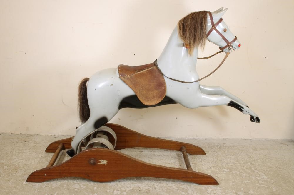 A large "Ragamuffin" spring rocking horse Image