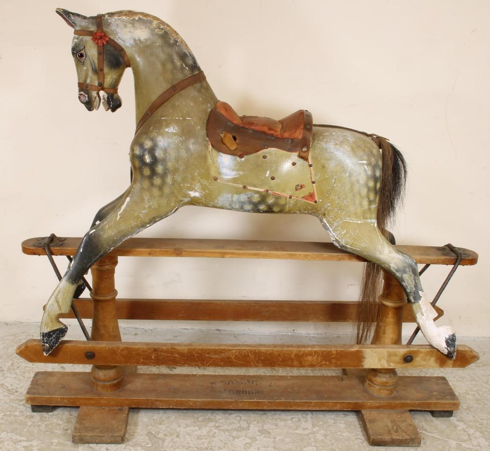 A large F.H. Ayres rocking horse Image