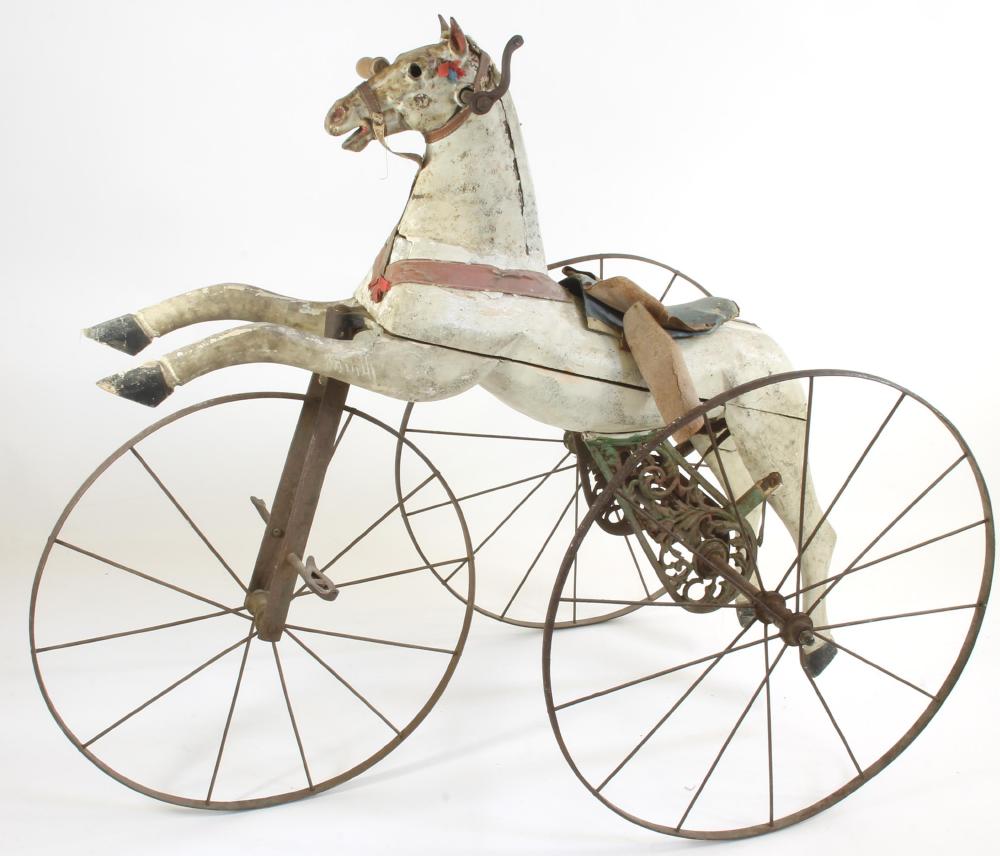 A French tricycle horse Image