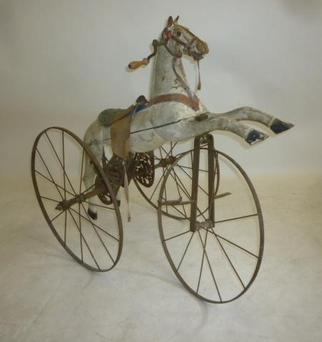 A French tricycle horse Image