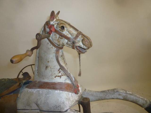A French tricycle horse Image