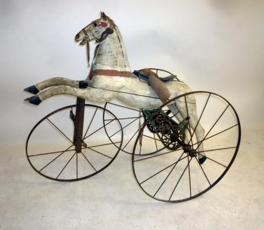 A French tricycle horse Image