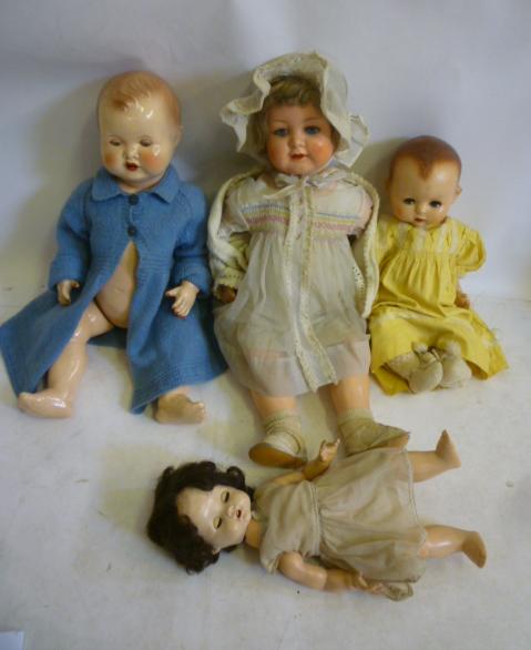 A German composition head character doll Image