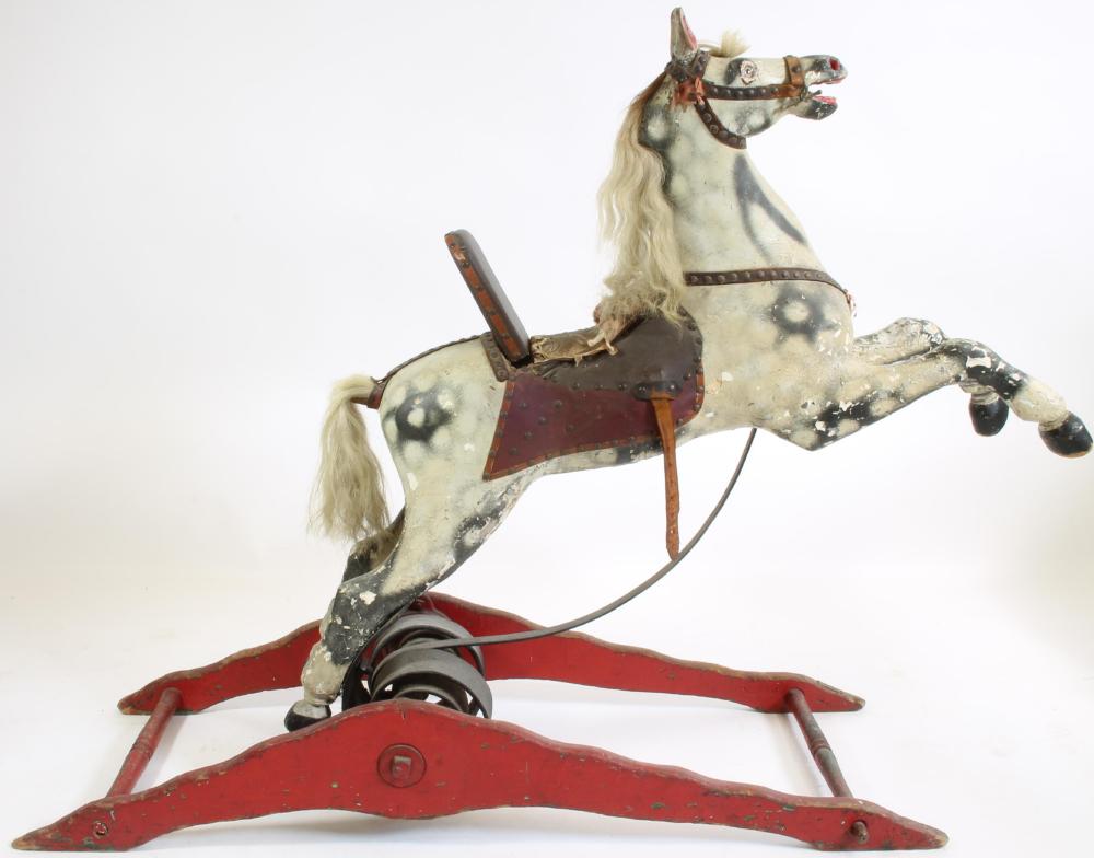 A medium sprung rocking horse Image