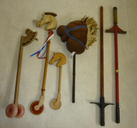 Four hobby horses Image